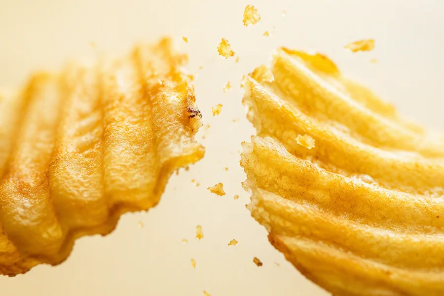 The crunch you open the bag for