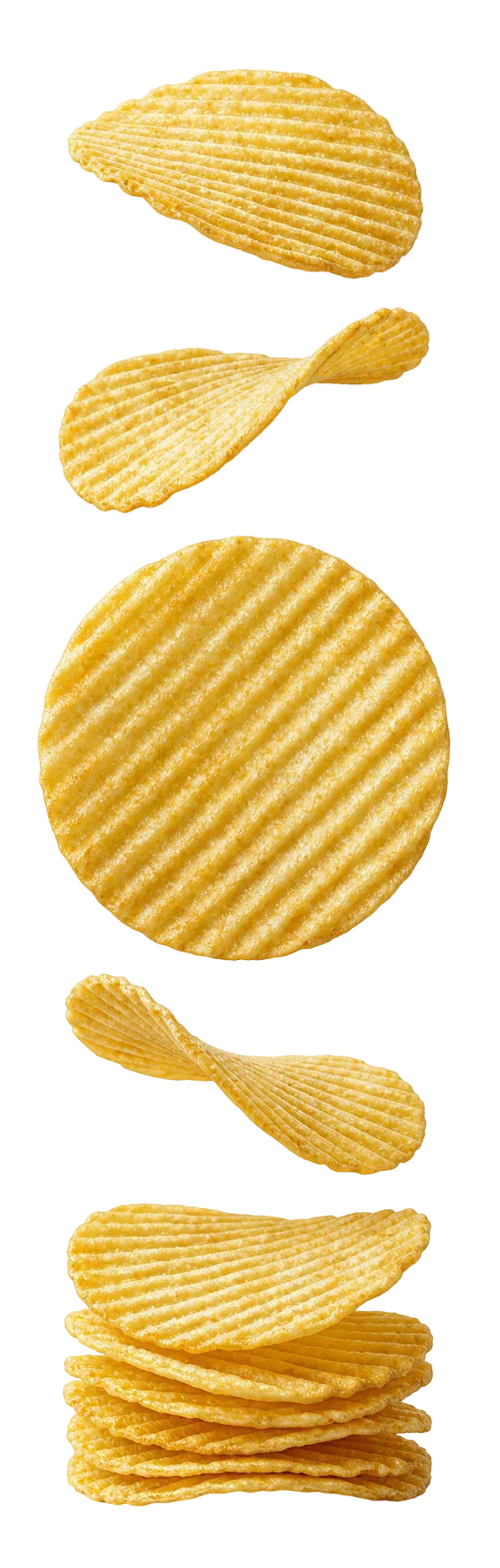 Ridged protein chips